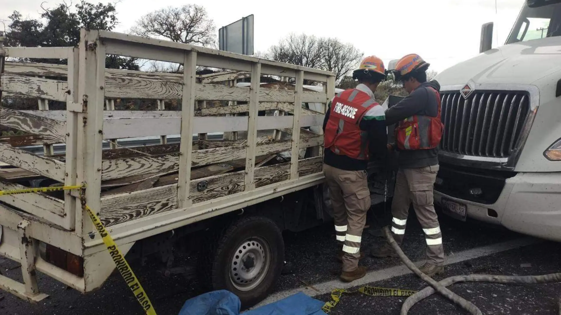 Accidente cobra vida de un copiloto